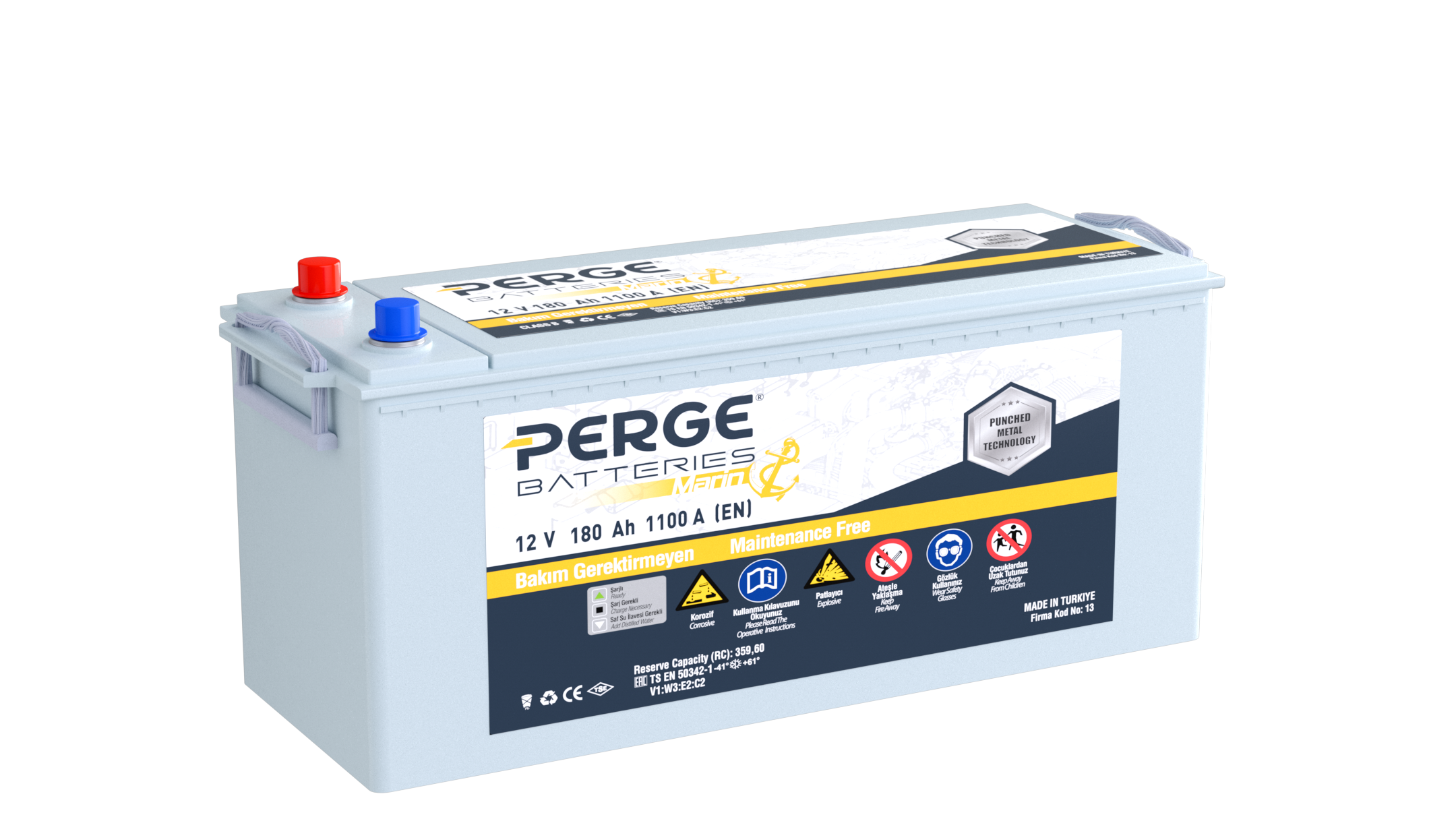 Perge Batteries Marin 12 V 180 Ah